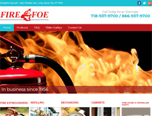 Tablet Screenshot of fire-foe.com